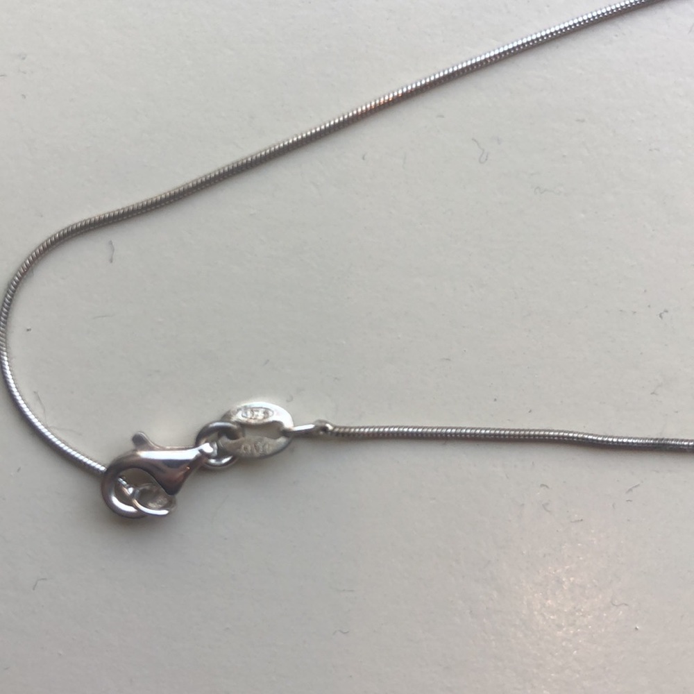 Seaglass starfish sterling silver necklace - Picture 4 of 5